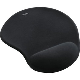 Tooq Alfombrilla Ergonómica con Reposamuñecas de Gel Negro TQMP1001-B